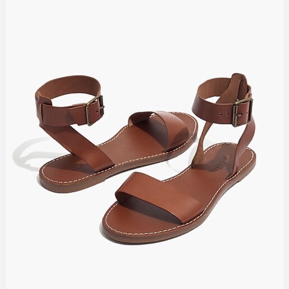 Madewell The Boardwalk Ankle-Strap Sandal size 7